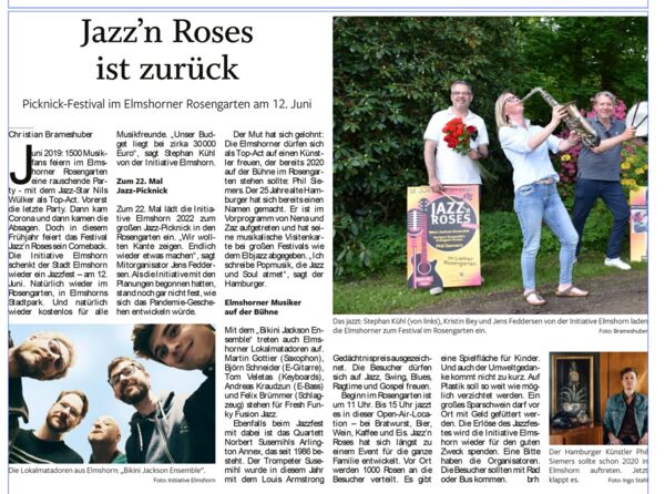 Jazz 'n Roses ist zurück!