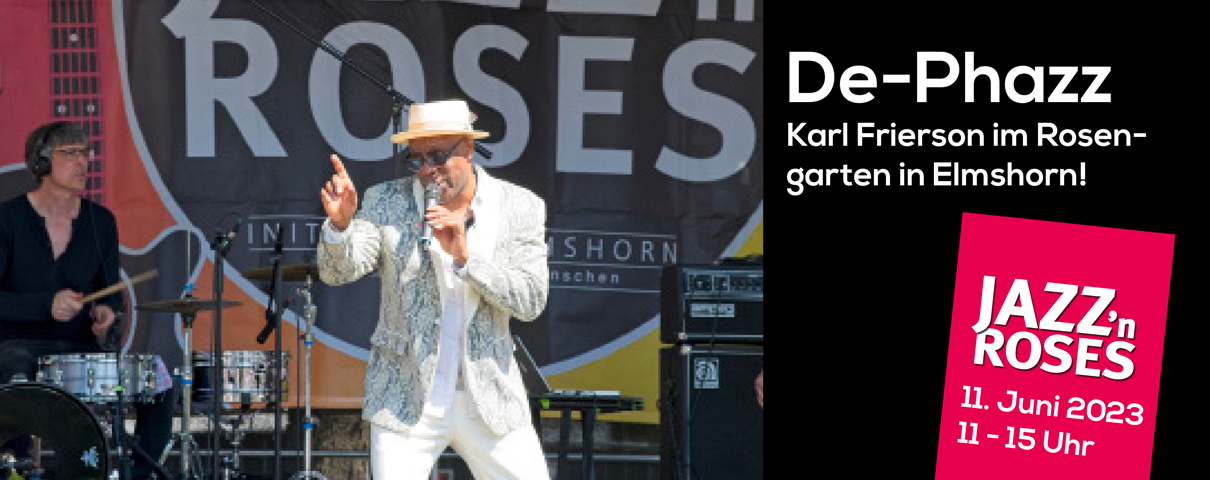 De-phazz mit Karl Frierson bei Jazz 'n Roses im Liether Rosengarten